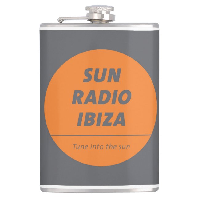 Liquor Bottle by Sun Radio Ibiza  Flachmann (Vorderseite)
