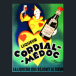 LIQUOR CORDIAL MEDOC Werbung Französisch Art Deco Poster<br><div class="desc">Hochauflösende Reproduktion,  extrem scharfe Drucke,  farbkorrigierte Farbkorrektur für lebendige und knusprige Farben,  digitale Reparatur für Tränen,  Fehler,  vermisste Elemente. Liköre Herzliches Medoc Vintage Poster.</div>