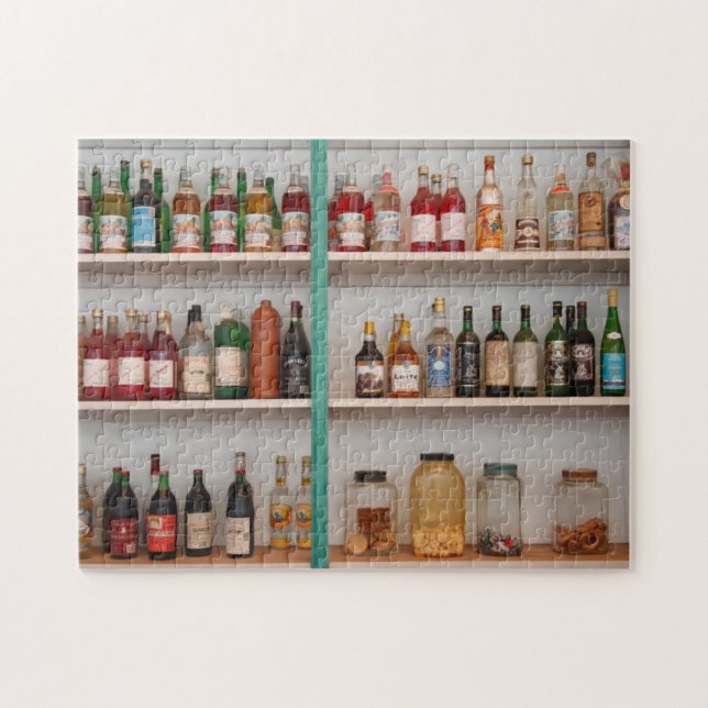 Liquor Flaschen Puzzle (Horizontal)