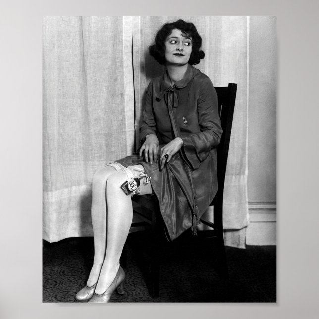 LIQUOR GARTER BELT FLASK - VERBOT POSTER (Vorne)