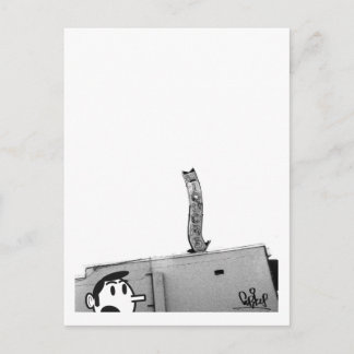 Liquor hier unten postkarte