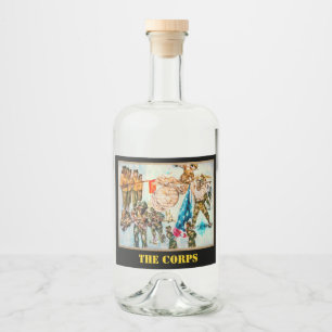 Liquor Labels Alkoholflaschenetikett