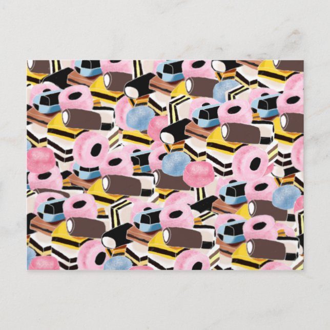 liqurice große Pic Postkarte (Vorderseite)