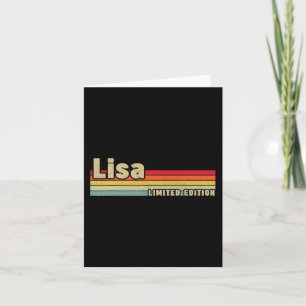 Lisa Geschenkname Personalisiert Geburtstagsspass Karte