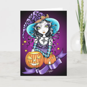 Lisa Gothic Halloween Hexenkarte Karte