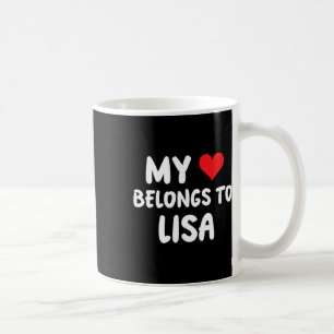 Lisa - Mein Herz gehört Lisa - Liebe Kaffeetasse