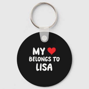 Lisa - Mein Herz gehört Lisa - Liebe Schlüsselanhänger