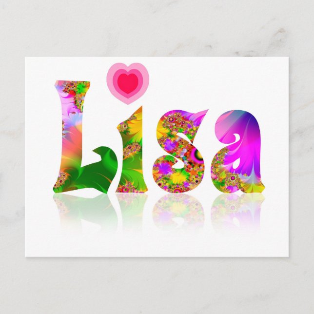 Lisa Postkarte (Vorderseite)