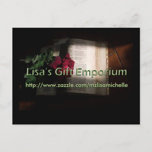 Lisas Gift Emporium Postkarte (Vorderseite)