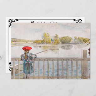 Lisbet Fischerei von Carl Larsson, Party für Alter Einladung