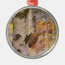Lisbeth in der Birch Grove (Schönes junges Mädchen