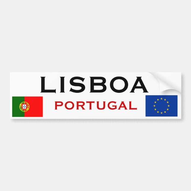 Lisboa* Autoaufkleber (Vorne)