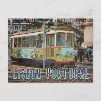 Lisbon Portugal Travel Postcard