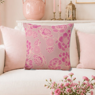 Lise Soft Pink 🌸 Elegante Blumen Kissen