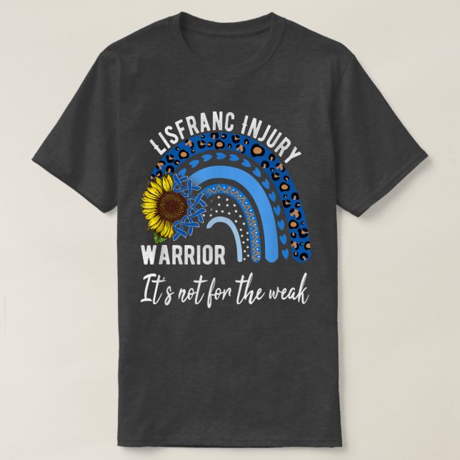 Lisfranc Verletzungen, Bewusstsein T-Shirt (Design vorne)