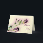 Lisianthus danke leere Karte — anpassen<br><div class="desc">The beauty and vereinfachung city of this card make it hat perfekt choice for any chance. You may choose to change the words on the outside and inside to make this card for any chance you want (birthday, get well, thinking of you, thank you, sympathy and much more). To see...</div>