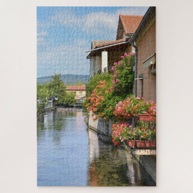 L'Isle sur la Sorgue in Frankreich Puzzle (Vertikal)