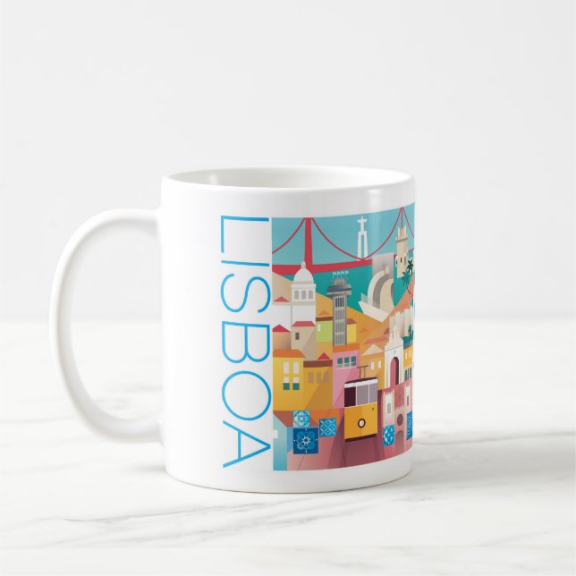 Lissabon 11oz oder 15oz Tasse (Links)