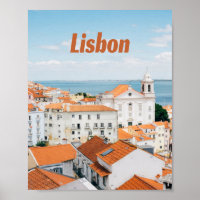 Lissabon Atlantische Strände Rote Dächer