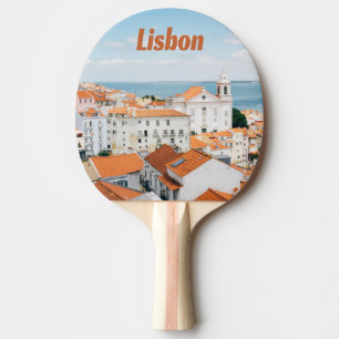 Lissabon Atlantische Strände Rote Dächer Tischtennis Schläger