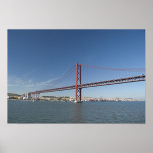 Lissabon (auch Lissabon genannt). Ponte Poster