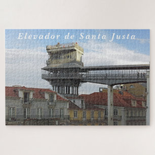 Lissabon. Aufzug Santa Justa. Puzzle