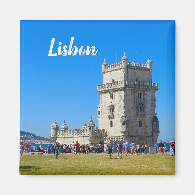 Lissabon Belem Tower Portugal Souvenir Magnet (Vorne)