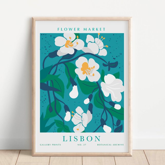 Lissabon Blumenmarkt Botanisch Poster (Von Creator hochgeladen)