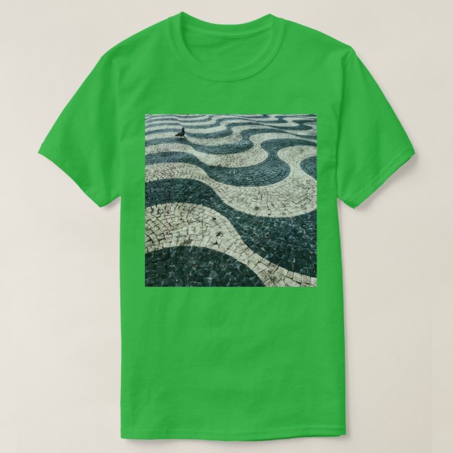 Lissabon Crazy Paving T-Shirt (Design vorne)