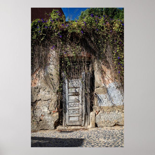 Lissabon Detail Altstadt Portugal Poster (Vorne)