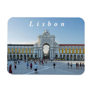 Lissabon. Handelsplatz. Magnet