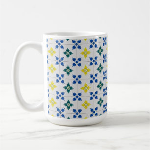 Lissabon hübsche Fliesen oder Azulejo-Muster Kaffeetasse