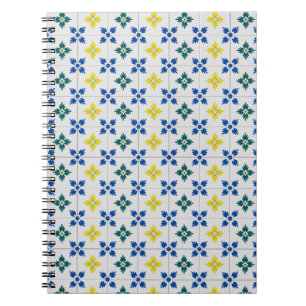 Lissabon hübsche Fliesen oder Azulejo-Muster Notizblock