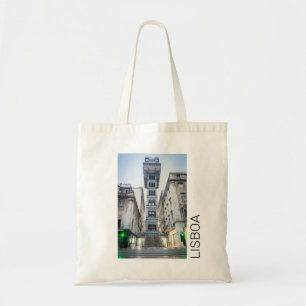 Lissabon in Portugal mit Retro-Aufzug-Souvenir Tragetasche