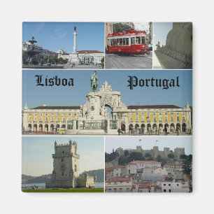 Lissabon, Lissabon, Portugal Magnet