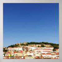 Lissabon Miradouro Burgarchitektur Foto