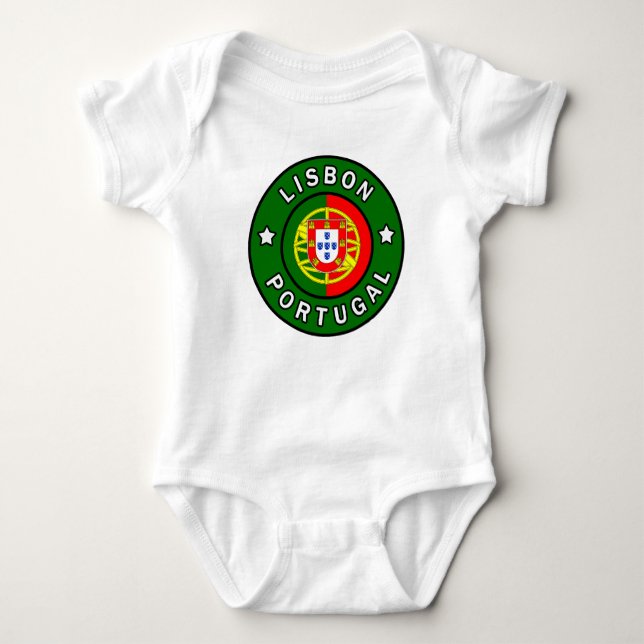 Lissabon Portugal Baby Strampler (Vorderseite)