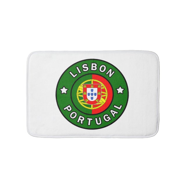 Lissabon Portugal Badematte (Vorderseite)