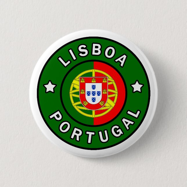 Lissabon Portugal Button (Vorderseite)