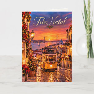 Lissabon Portugal Frohe Weihnachten