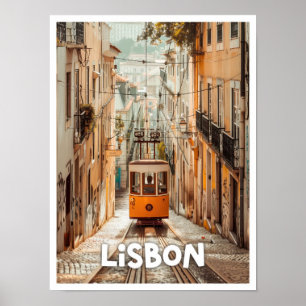 Lissabon Portugal Kunst Reise berühmter Ort Poster