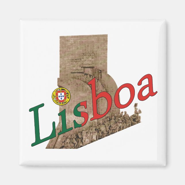 Lissabon Portugal Magnet (Vorne)