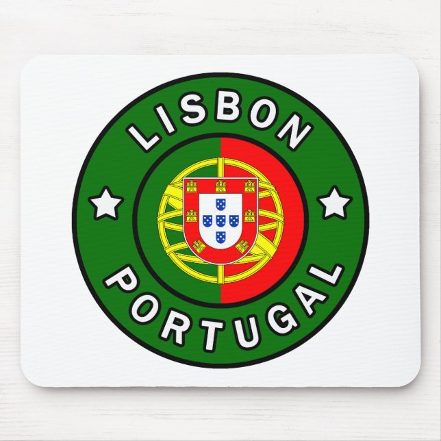 Lissabon Portugal Mousepad (Vorne)