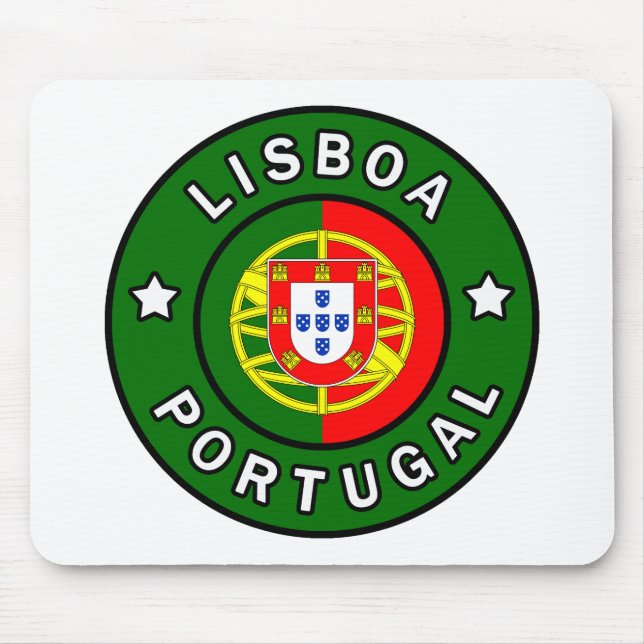Lissabon Portugal Mousepad (Vorne)