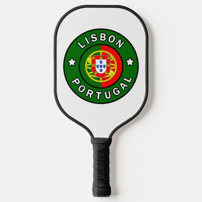 Lissabon Portugal Pickleball Schläger (Vorderseite)