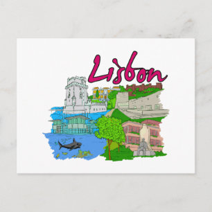 Lissabon - Portugal.png Postkarte