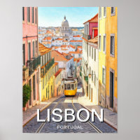 Lissabon Portugal Poster