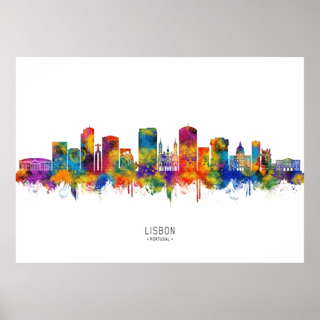 Lissabon Portugal Poster (Vorne)