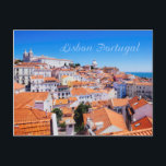 Lissabon Portugal Postkarte<br><div class="desc">Foto von Lissabon,  Portugal.</div>