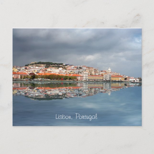 Lissabon Portugal Postkarte (Vorderseite)
